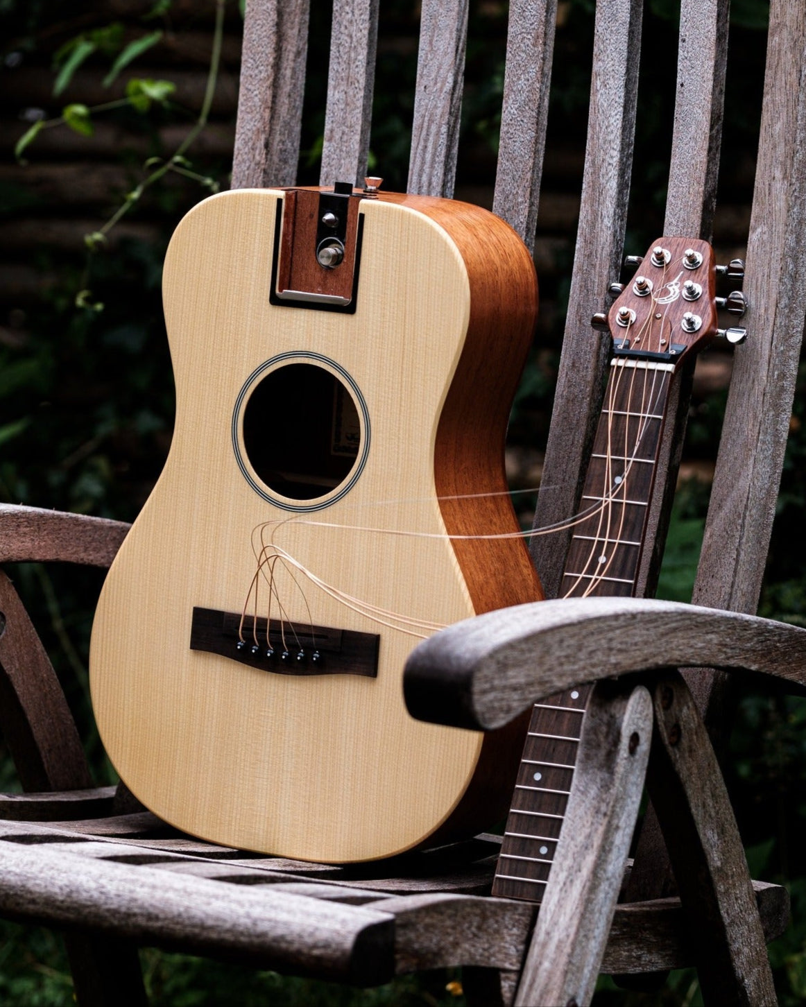 Puddle Jumper Collapsible Acoustic Guitar - Solid Sitka / African Mahogany - PJ410N