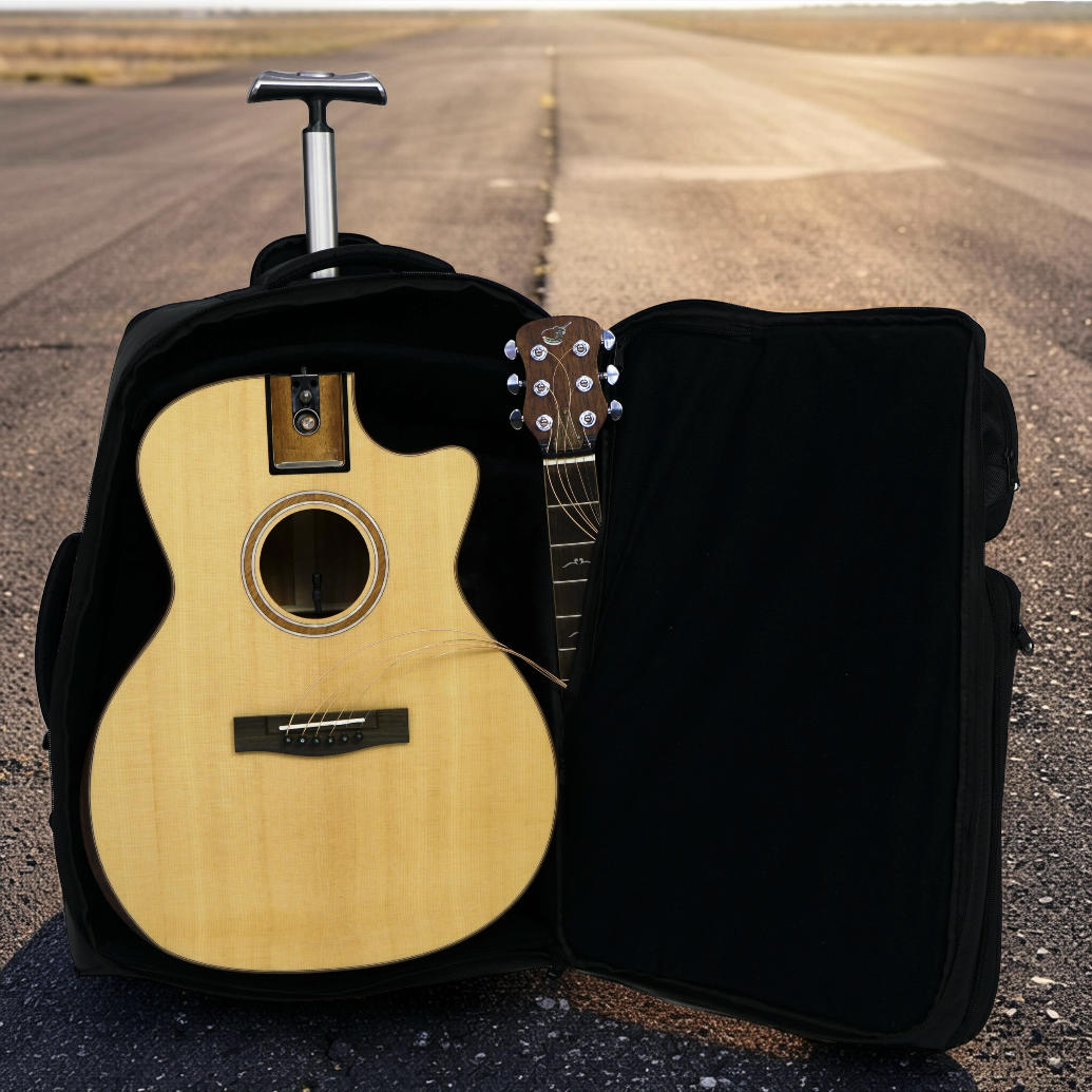 Solid Sitka / Mahogany GA Cutaway Travel Guitar- FF412C – Journey