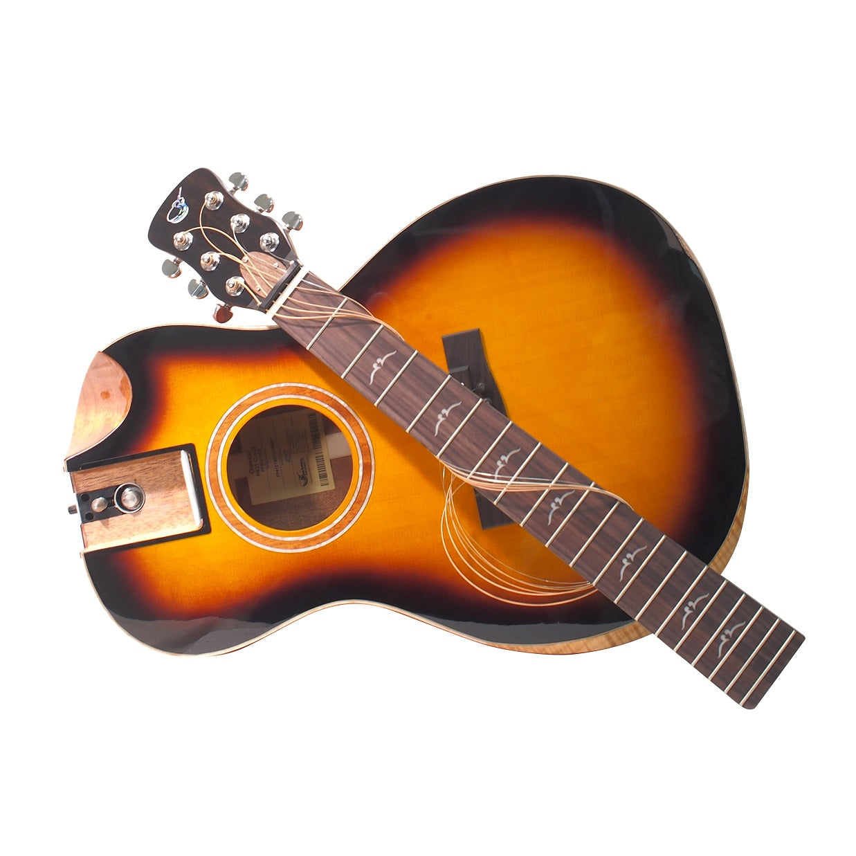 Solid Sitka / Solid African Mahogany Parlor Burst – FP412-13BC