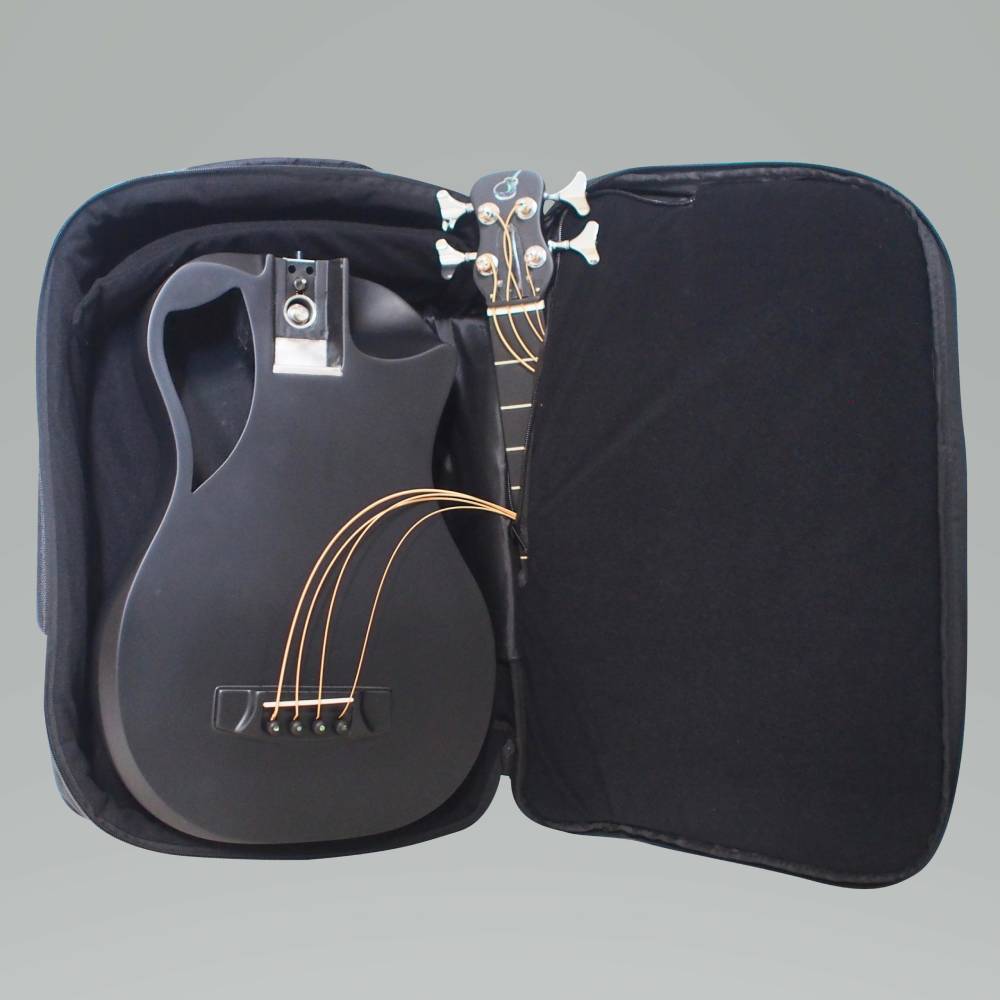 Carbon Black Matte Travel Bass-OB660M