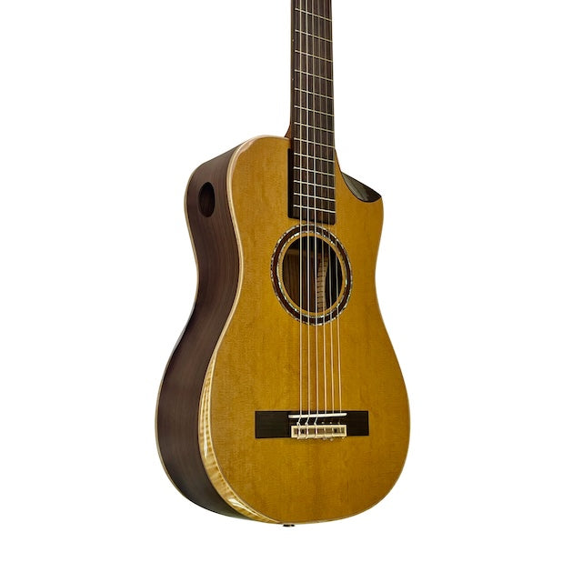 NEW! Solid Cedar / Solid Pau Ferro Classical Travel Guitar – OC522C