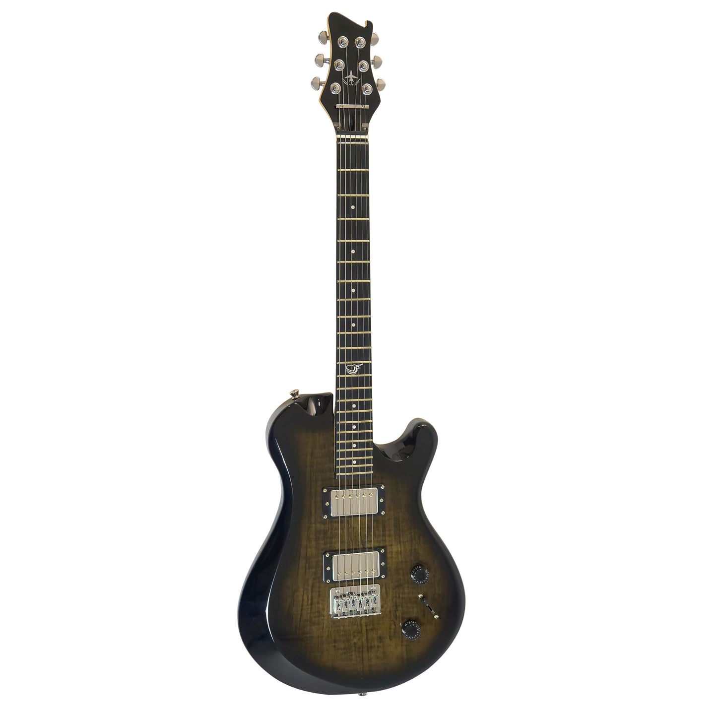 Overhead Electric Black Travel Guitar – OE990BK