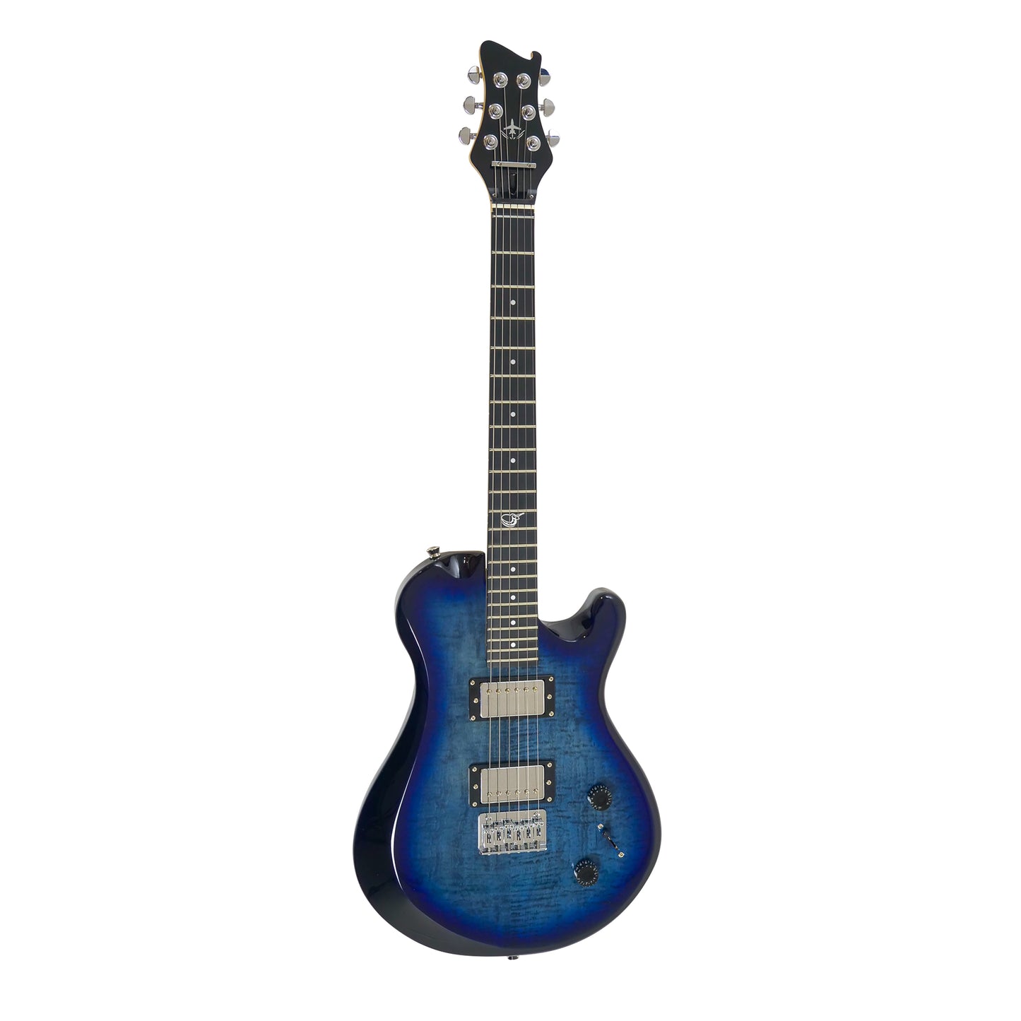 Overhead Electric Faded Blue Travel Guitar - OE990BL