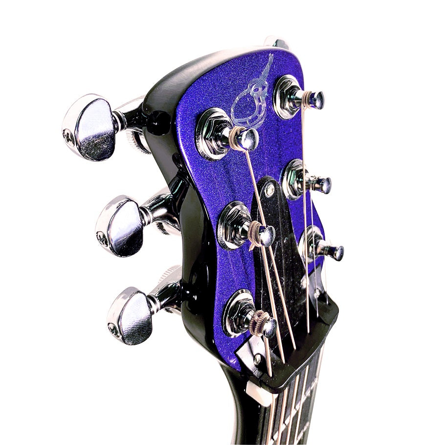 Blue Purple Colour-Shift Gloss Carbon Travel Guitar – OF660BP