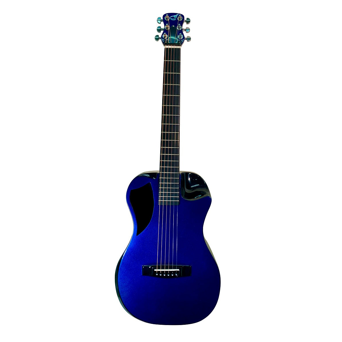 Blue Purple Colour-Shift Gloss Carbon Travel Guitar – OF660BP