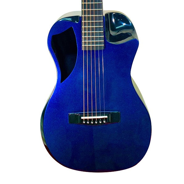 Blue Purple Colour-Shift Gloss Carbon Travel Guitar – OF660BP