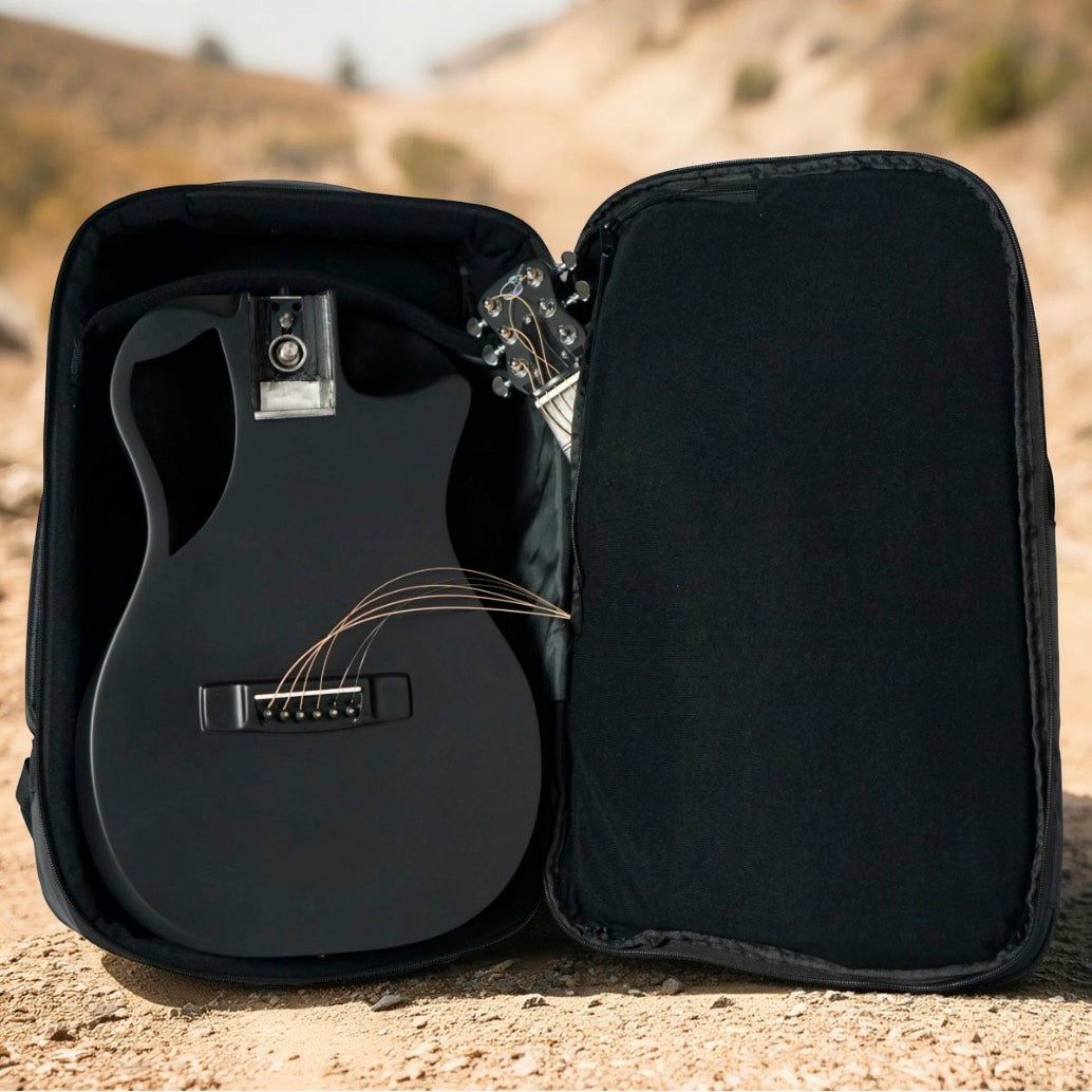 Black Matte Carbon Travel Guitar- OF660M – Journey Instruments