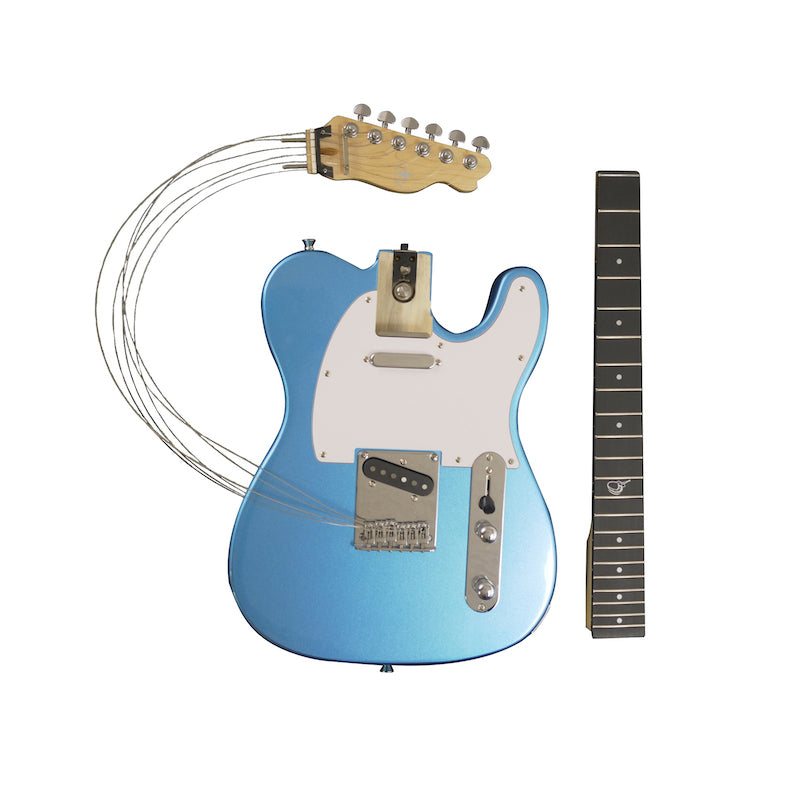 Overhead Electric Lake Belton Blue Texan Travel Guitar – OT990BL (LIMITED)