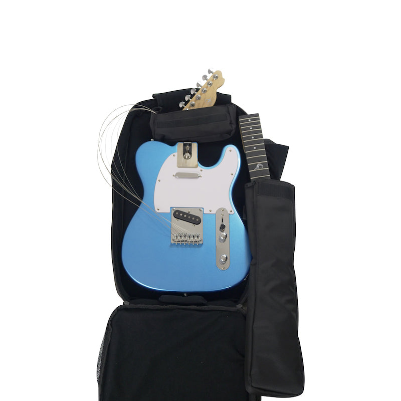 Overhead Electric Lake Belton Blue Texan Travel Guitar – OT990BL (LIMITED)