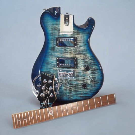 Overhead Electric Faded Blue Travel Guitar - OE990BL