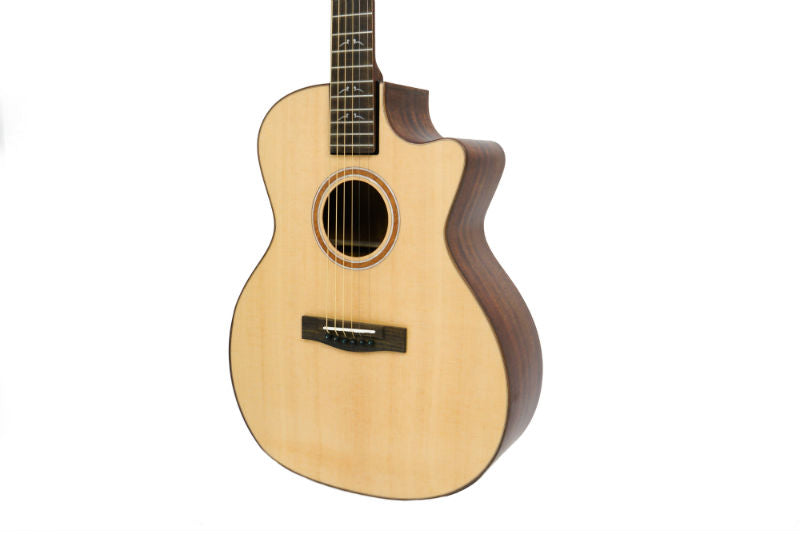 Solid Sitka / Mahogany GA Cutaway Travel Guitar- FF412C