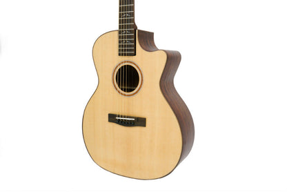 Solid Sitka / Mahogany GA Cutaway Travel Guitar- FF412C