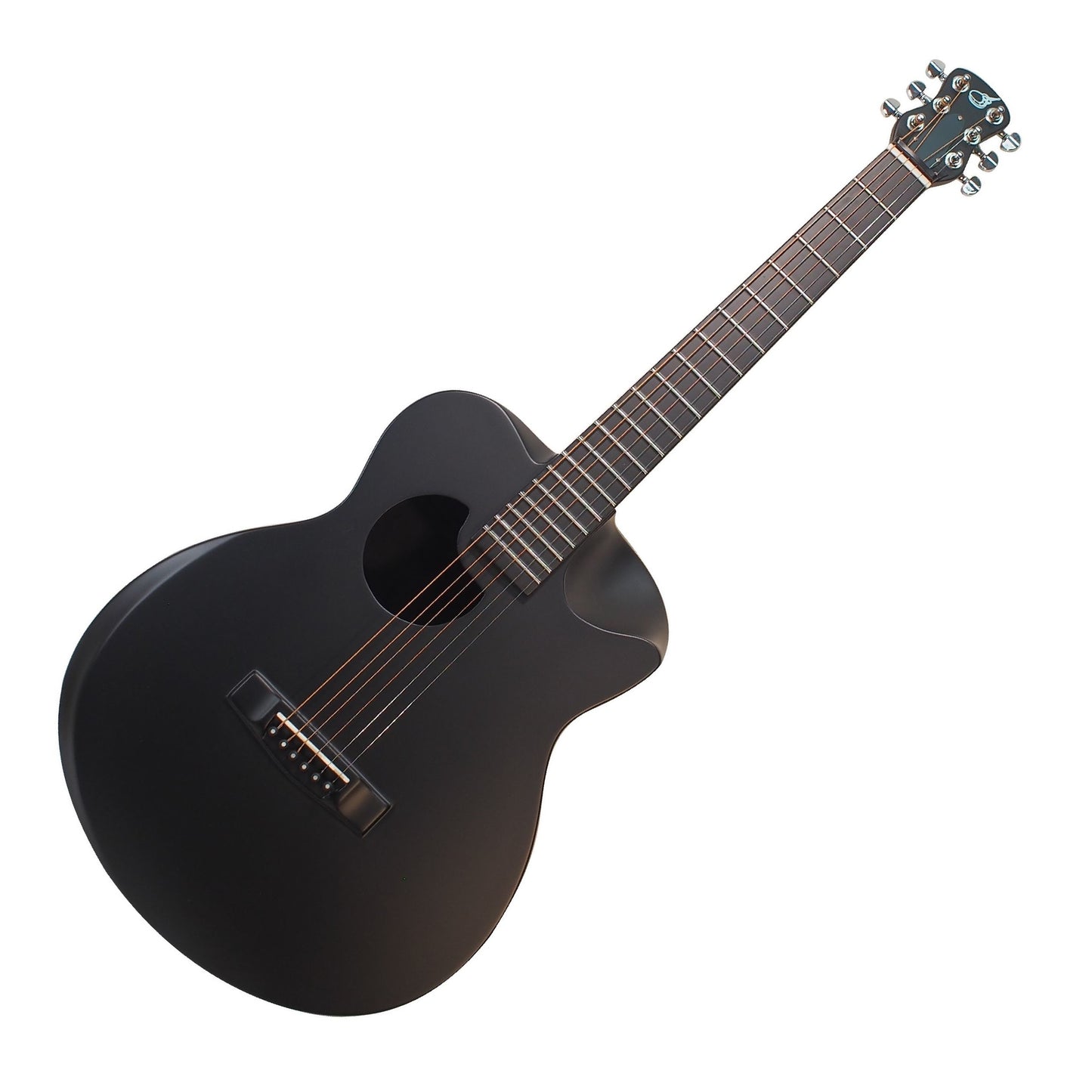 Black Matte Carbon First Class Travel Guitar- FF660M