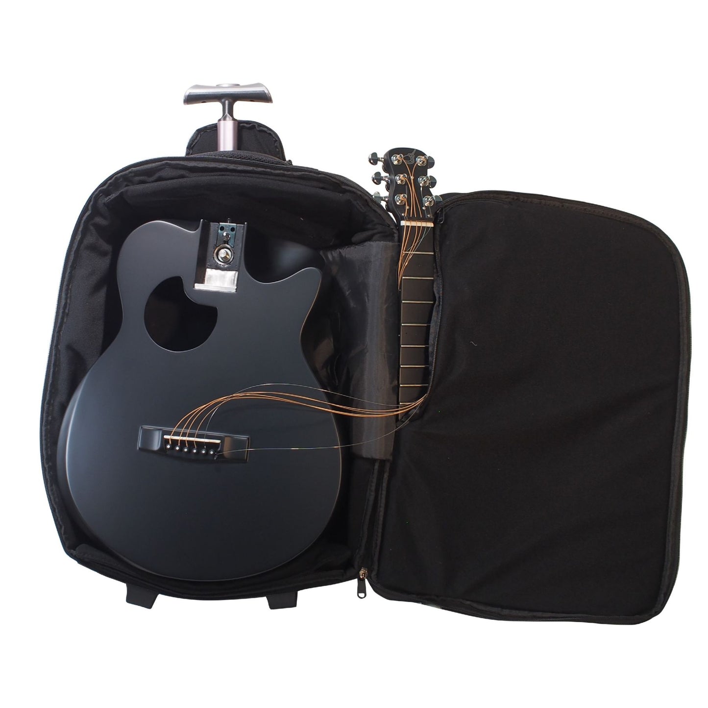 Black Matte Carbon First Class Travel Guitar- FF660M