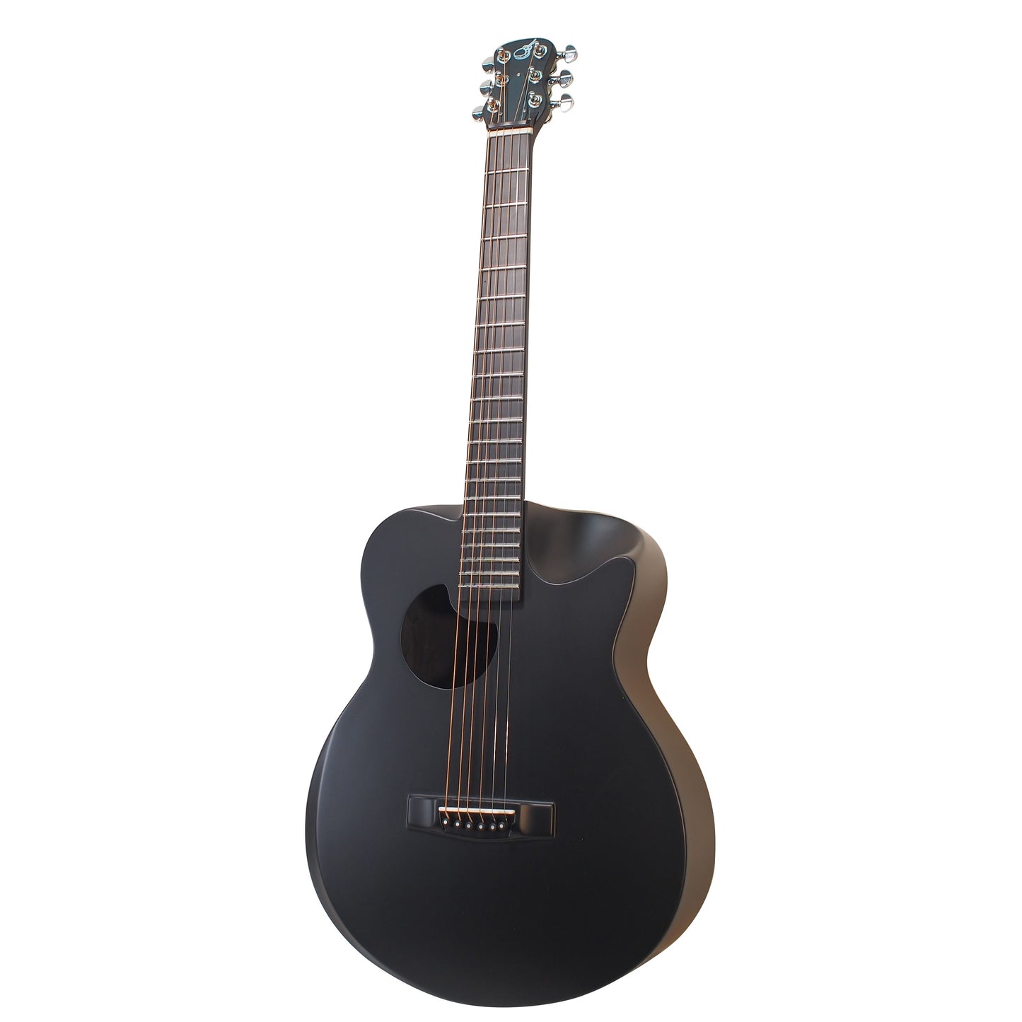 Black Matte Carbon First Class Travel Guitar- FF660M