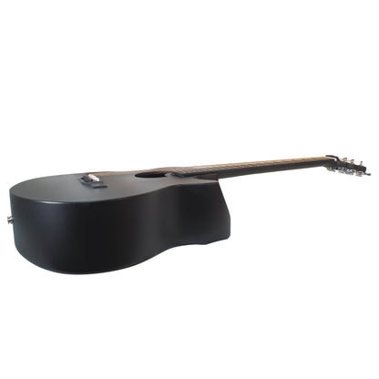 Black Matte Carbon First Class Travel Guitar- FF660M