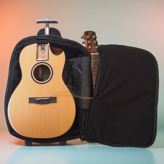 Western Cedar Top, Solid Zircote Back 13-Fret Parlor Travel Guitar- FP59213LTD2
