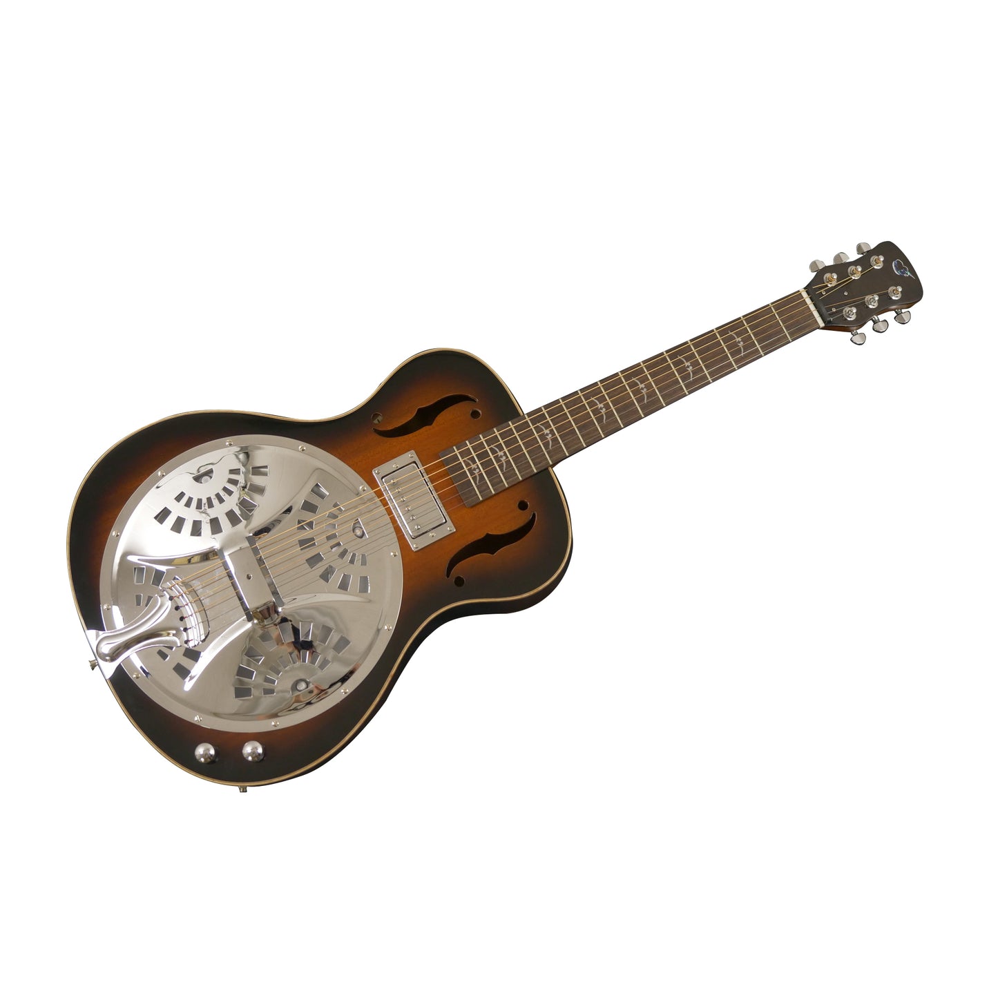 First Class Electric Resonator Mahogany Burst – FR300BE