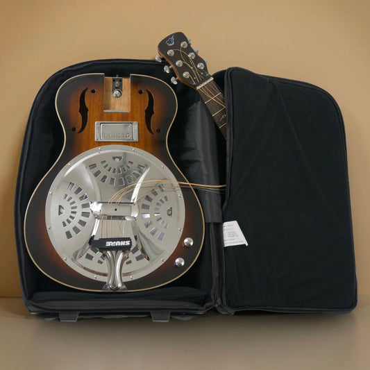 First Class Electric Resonator Mahogany Burst – FR300BE