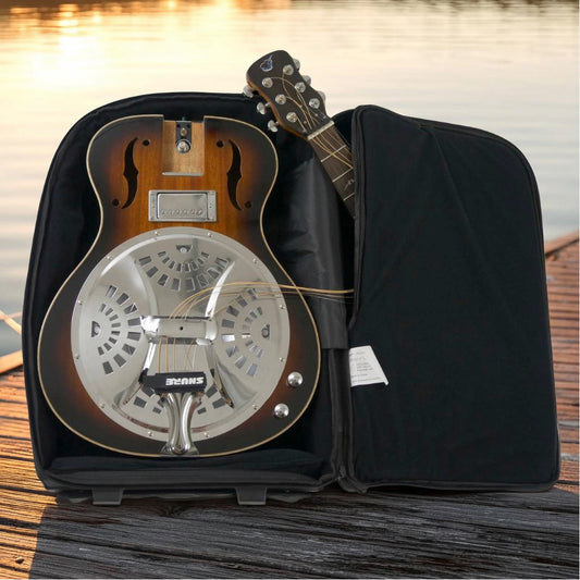 First Class Electric Resonator Mahogany Burst – FR300BE