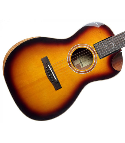 Solid Sitka / Solid African Mahogany Parlor Burst – FP412-13BC