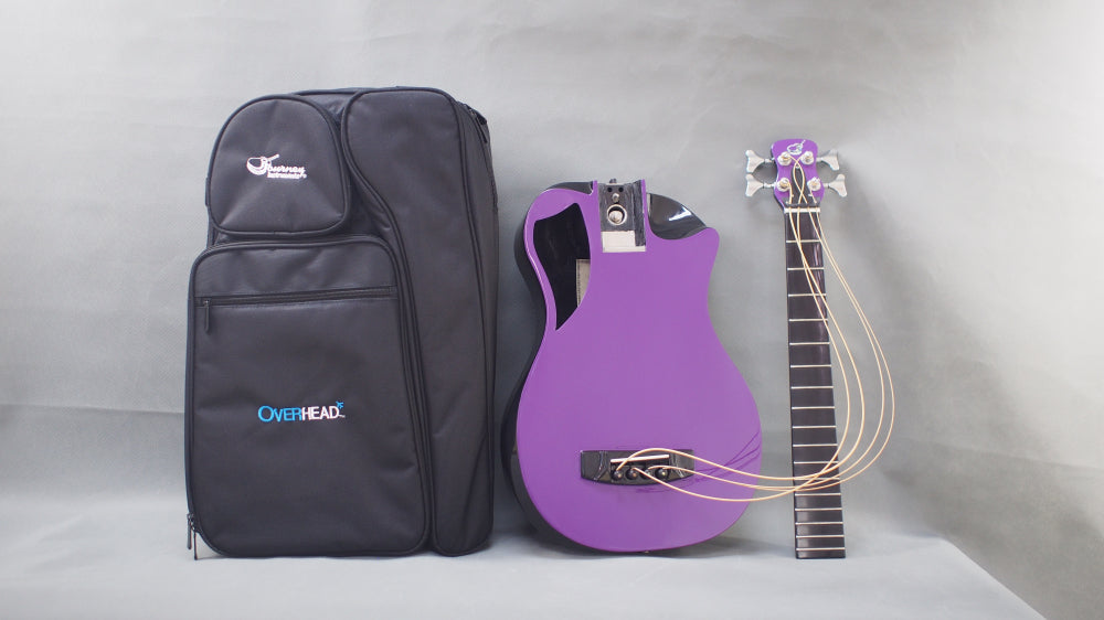 Carbon Fiber Electric Purple Top Travel Bass – OB660P1