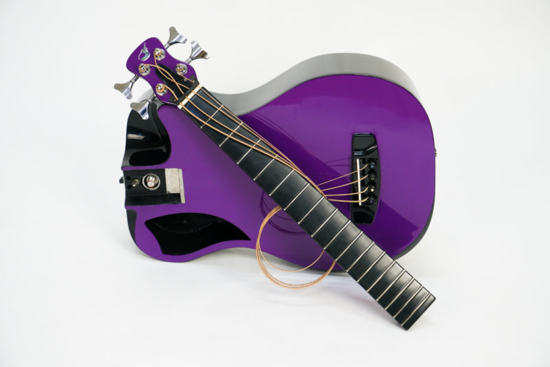 Carbon Fiber Electric Purple Top Travel Bass – OB660P1