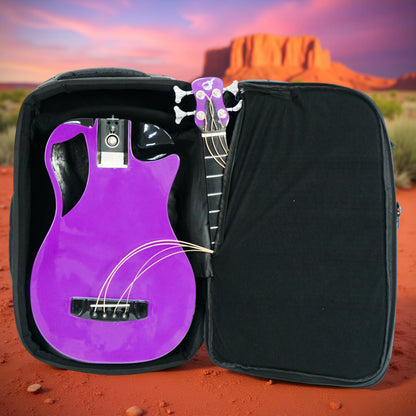Carbon Fiber Electric Purple Top Travel Bass – OB660P1