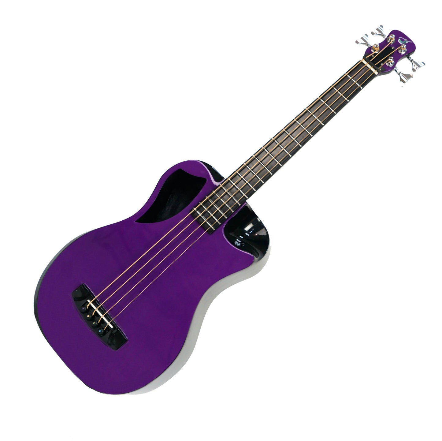 Carbon Fiber Electric Purple Top Travel Bass – OB660P1