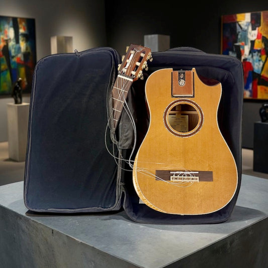 NEW! Solid Cedar / Solid Pau Ferro Classical Travel Guitar – OC522C