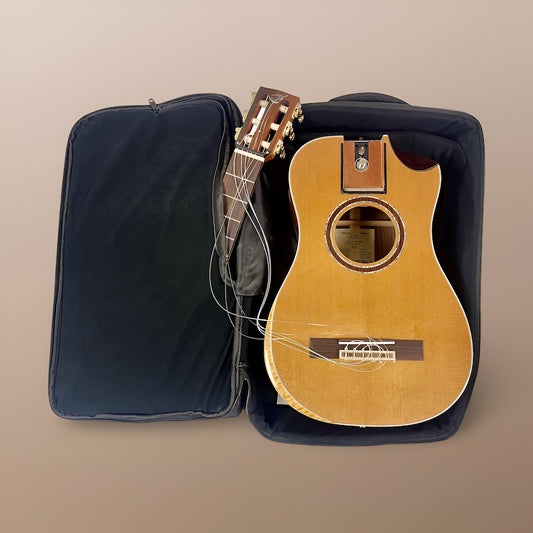 NEW! Solid Cedar / Solid Pau Ferro Classical Travel Guitar – OC522C