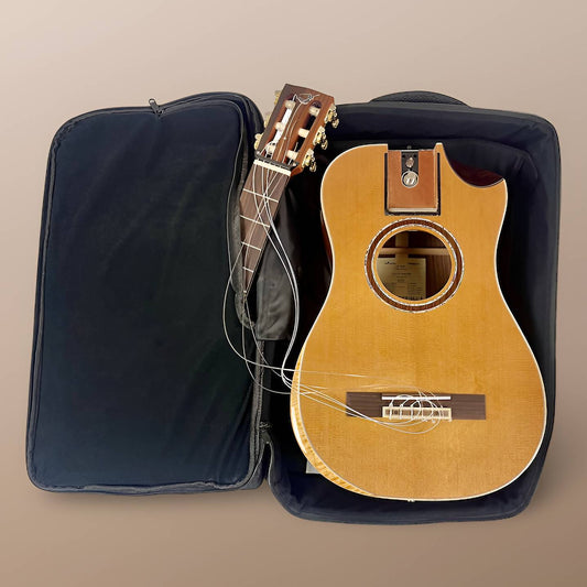 NEW! Solid Cedar / Solid Pau Ferro Classical Travel Guitar – OC522C
