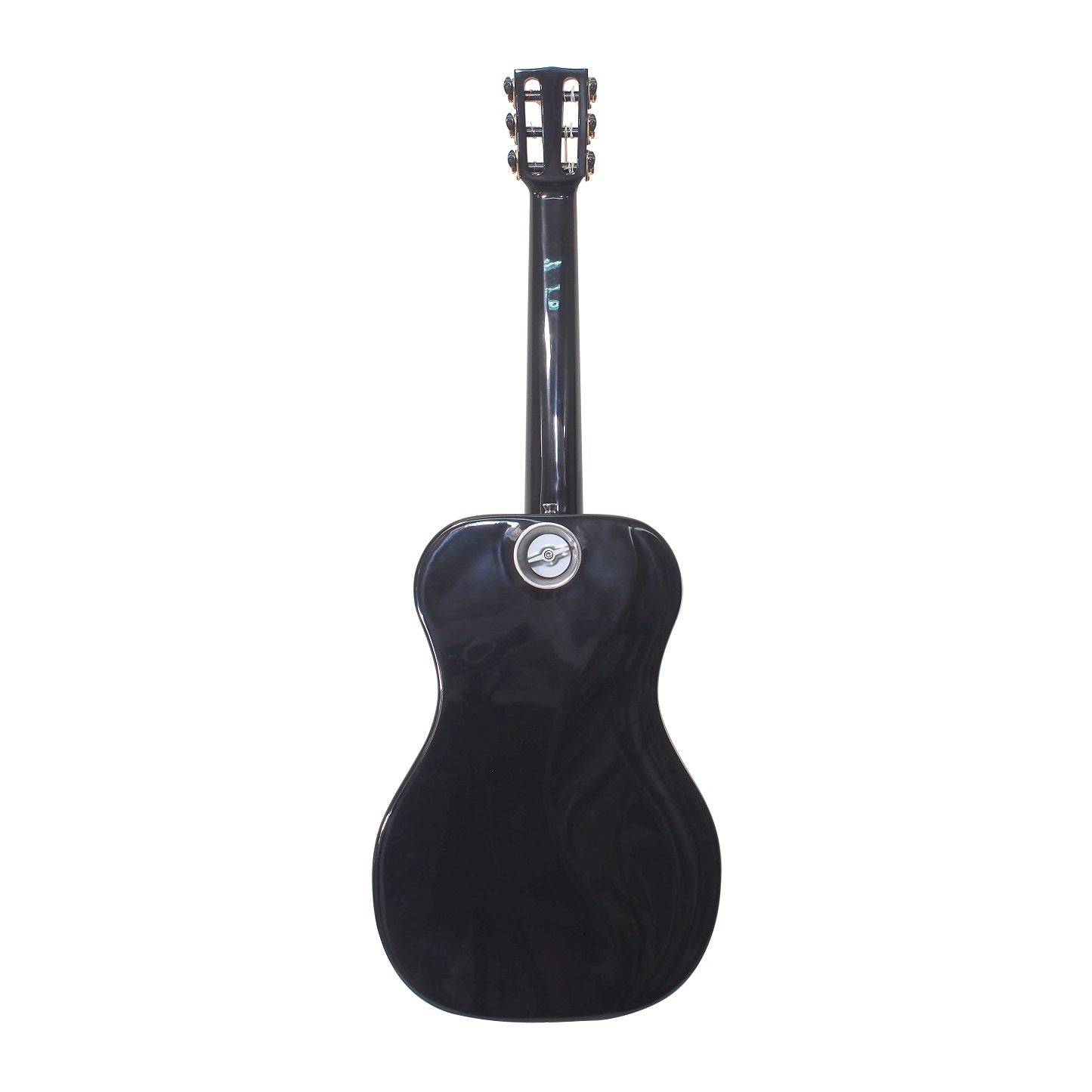 Gloss White Top Carbon Fiber Crossover Classical Travel Guitar- OC660W1