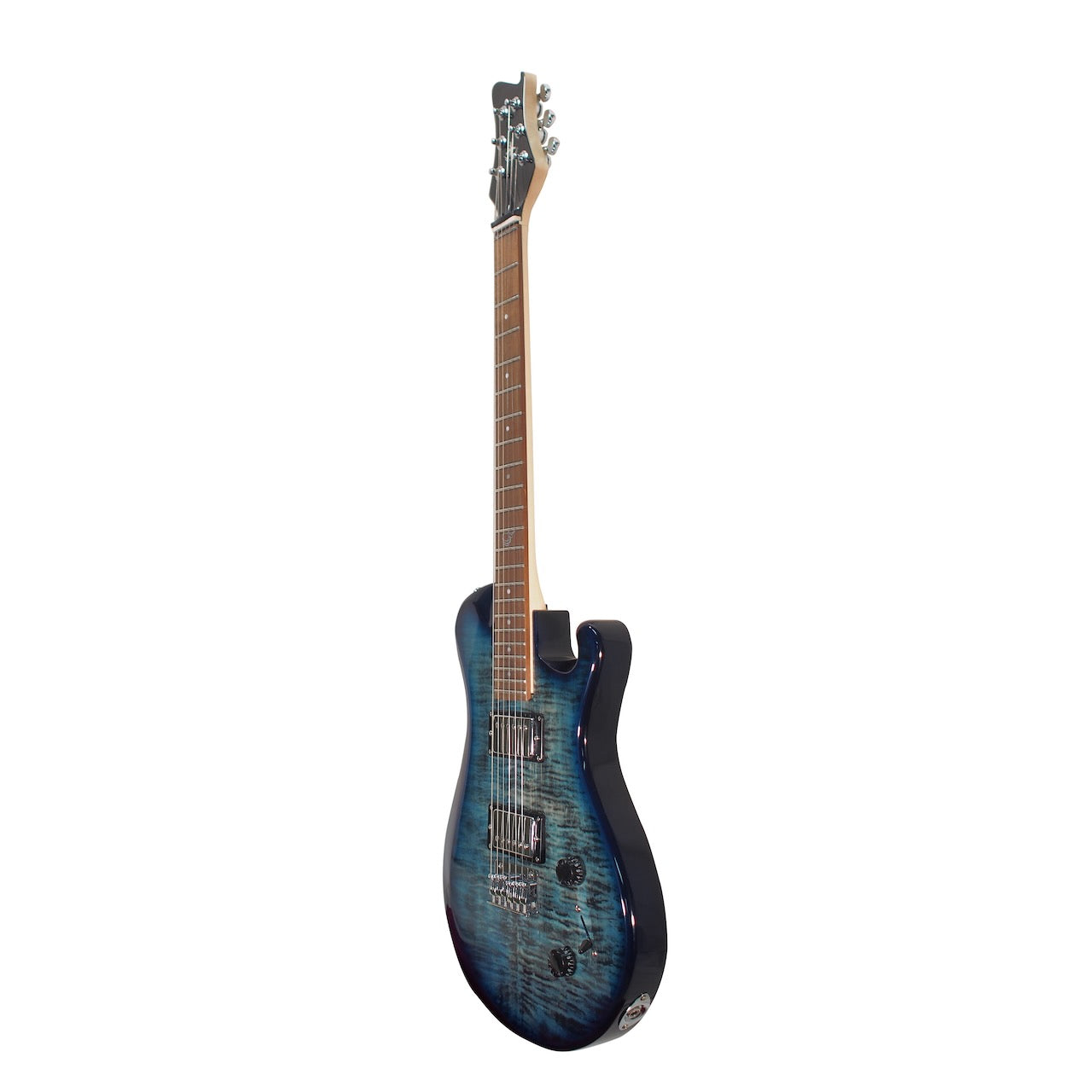 Overhead Electric Faded Blue Travel Guitar - OE990BL