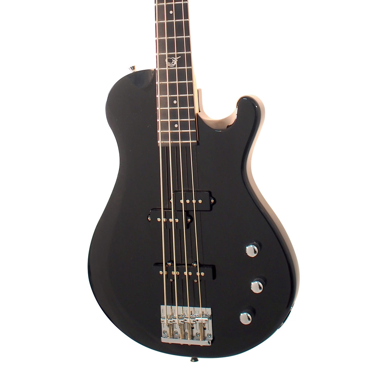 Overhead Electric Black Travel Bass Guitar - OEB990BK