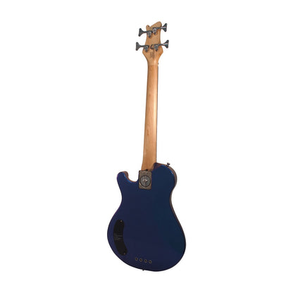 Overhead Electric Blue Purple Color-Shift Travel Bass Guitar - OEB990BP