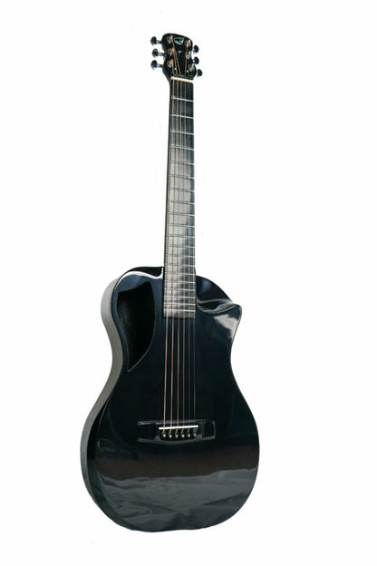 Black Gloss Carbon Travel Guitar - OF660