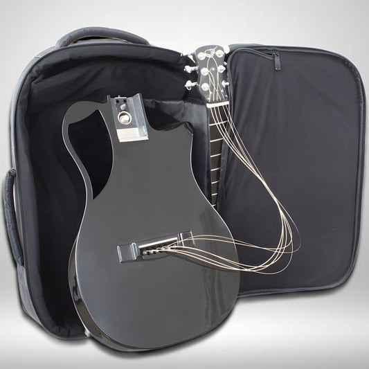 Black Gloss Carbon Travel Guitar - OF660