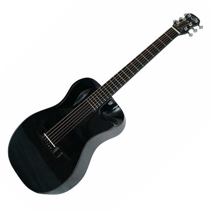 Black Gloss Carbon Travel Guitar - OF660