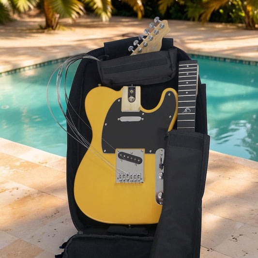 Overhead Electric Blonde Texan Travel Guitar – OT990BD (LIMITED)