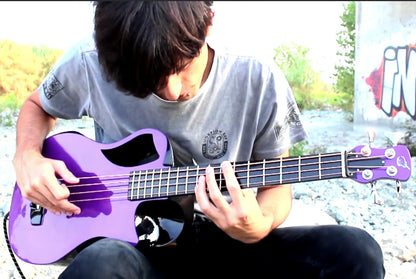 Carbon Fiber Electric Purple Top Travel Bass – OB660P1